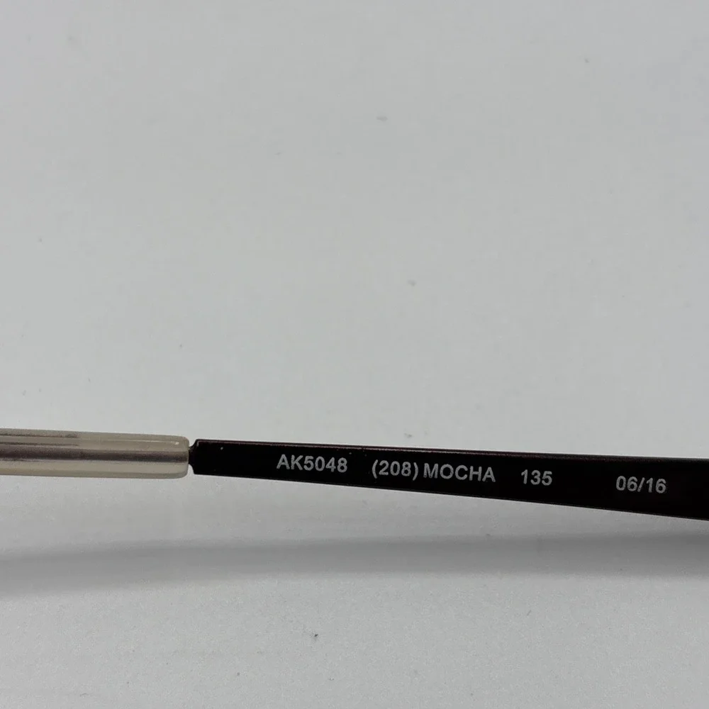 Anne Klein Eyeglasses AK 5048 208 Mocha 49-17-135 Frames Metal Full Rim w/case